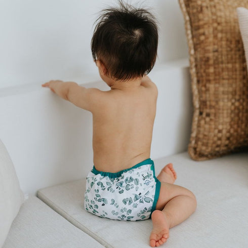 CUSTOMER MARKETPLACE | Seedling Baby Multi-fit Pocket Nappy | DELAMINATED COVER + SLACK ELASTICS